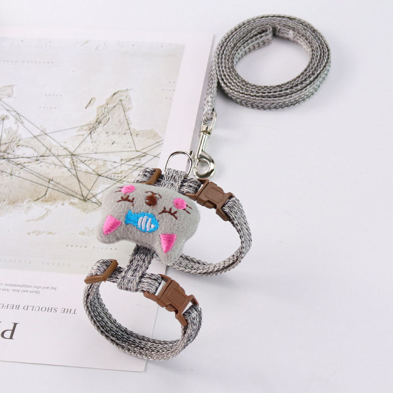 Adjustable Chest Strap For Pet I-shaped Walking Cat