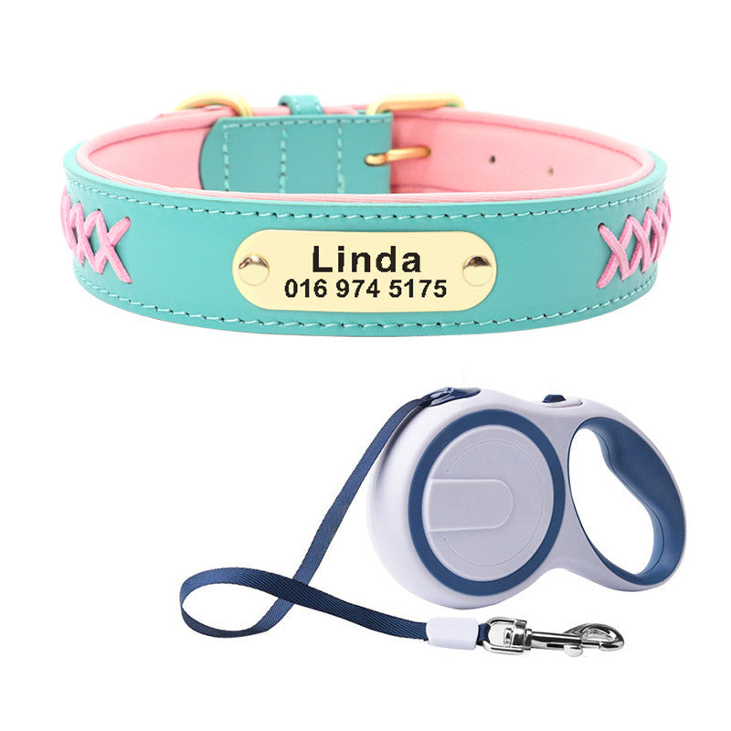 Collar Large And Medium Dog Lettering Anti-lost