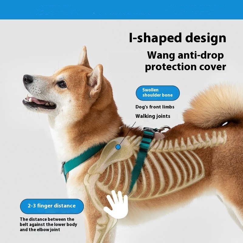 Dog Rope Leash Multifunctional Explosion-proof Okinawa Dog Leash Chest Strap