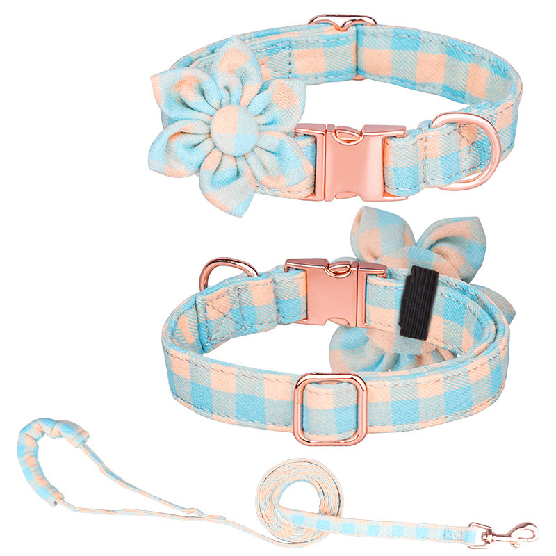 Custom Pet Collar And Leash Set