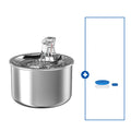 All Stainless Steel Cat Automatic Over-circulating Water Dispenser