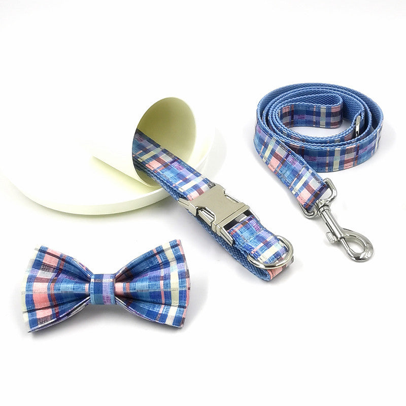 Custom Lettering Dog Collar Print Personality Suit