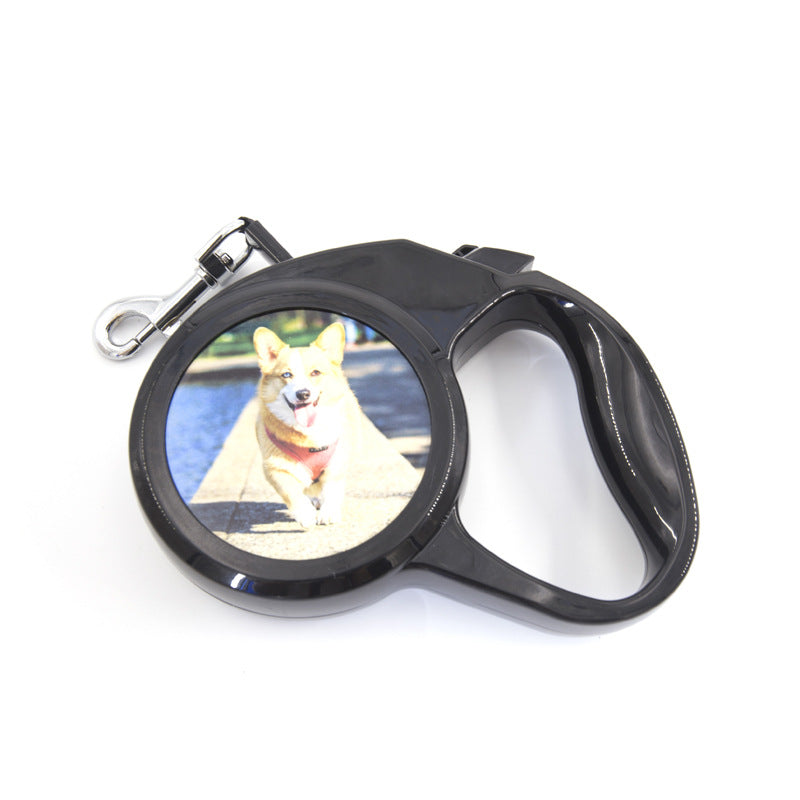 Personalized CustomAutomatic Retractable Dog Leash Puppy Walking Leader Small Dogs Universal Remote Control With Super Flat Belt Pet Rope