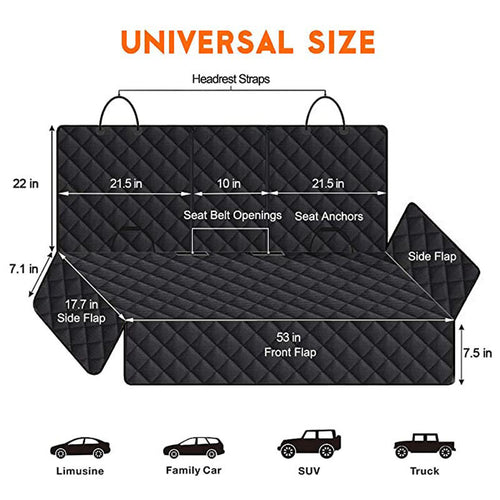 Car Rear Seat Load Pad Water And Dirt Resistant Car Mats