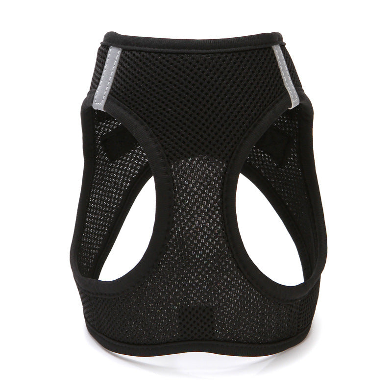 Cat Pulling Rope Vest-style Slip Dogs And Cats Rope Pet Outing Mesh Cat Leash