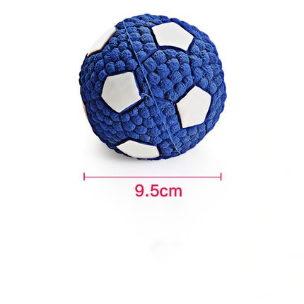 Rugby Tennis Dog Bite Sounding Ball Pet Toy