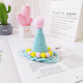 Pet Cute Ice Cream Knitting Wool Birthday Hat