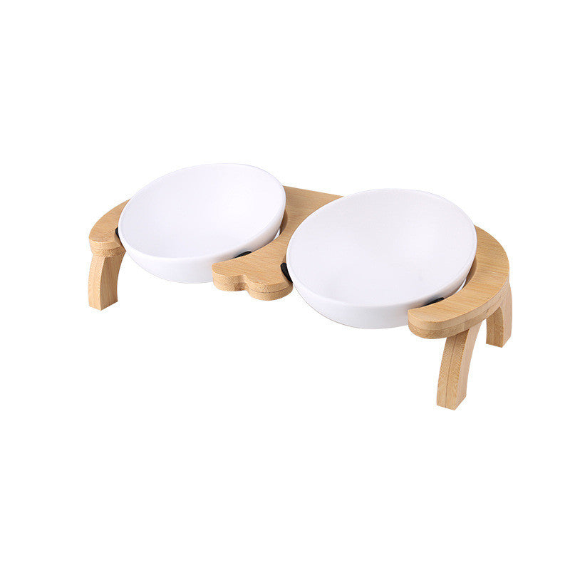 Adjust The Angle Of The Oblique Mouth Cat Food Bowl Ceramic Cat Bowl