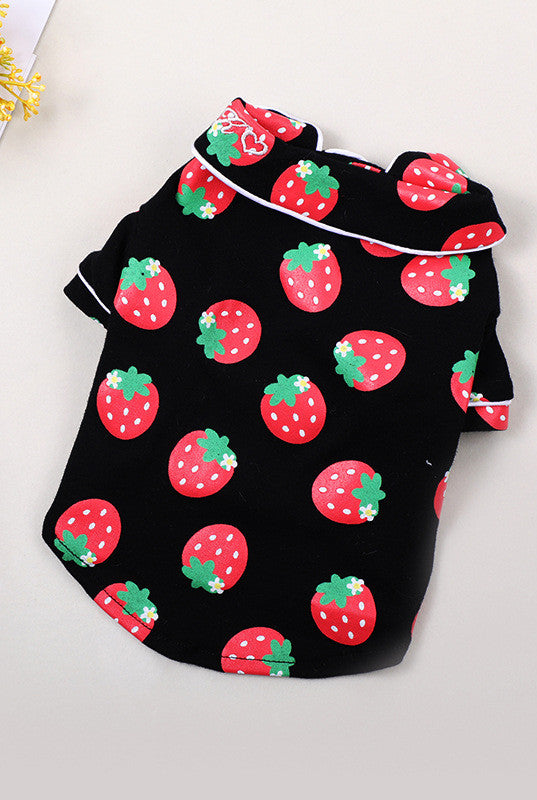 Spring And Summer Dog Clothes Cotton Home Clothes Teddy Pet Air-Conditioned Room