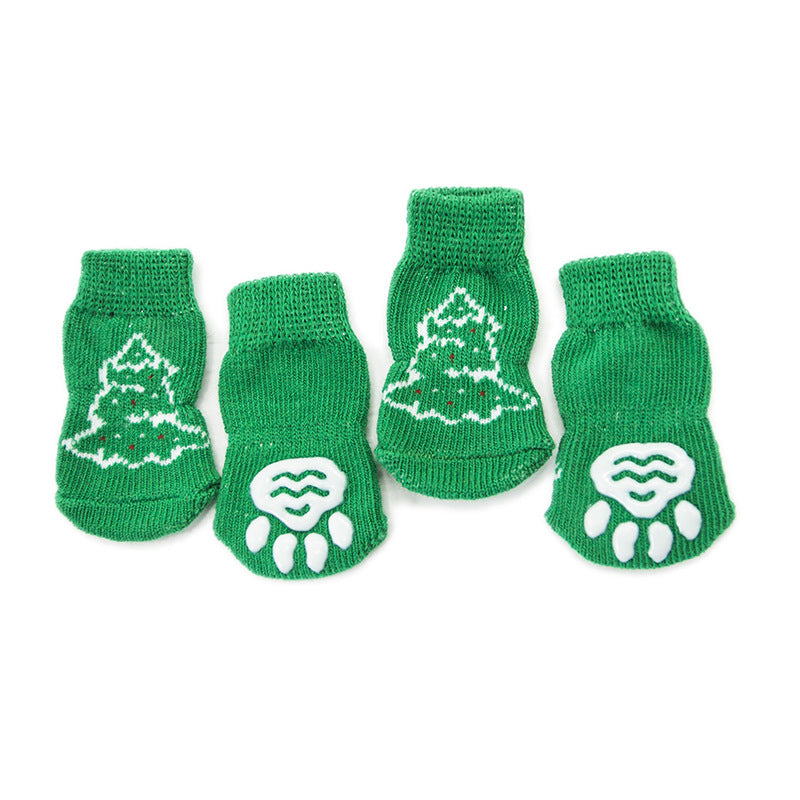 Dog socks, pet socks, non-slip cotton socks, dog foot covers