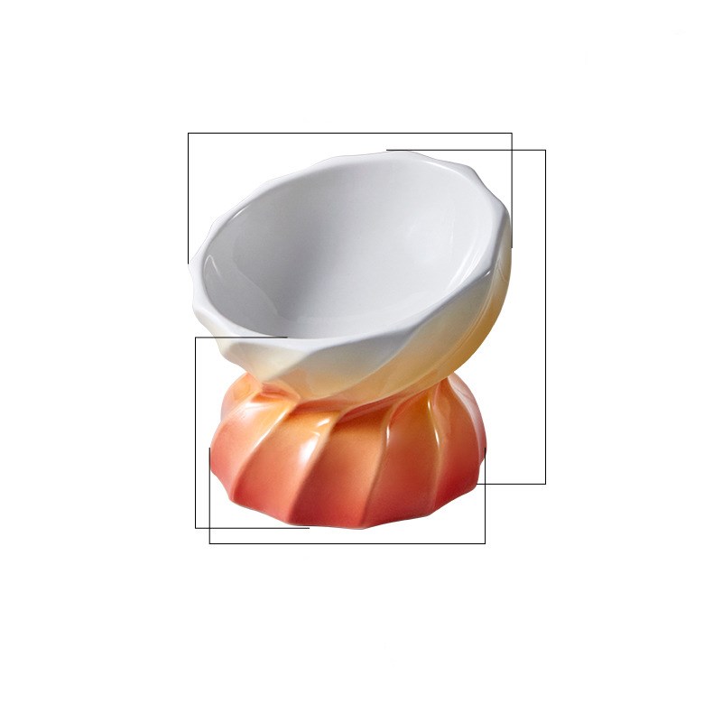 Cat bowl ceramic non-slip food bowl rice bowl