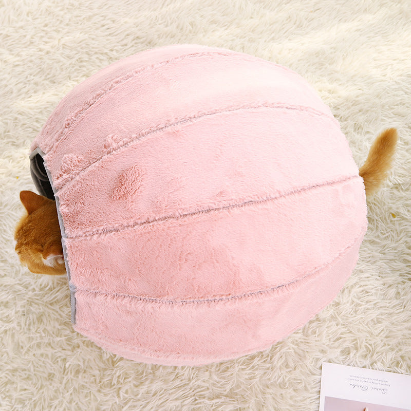 Plush Cat Tunnel Toy
