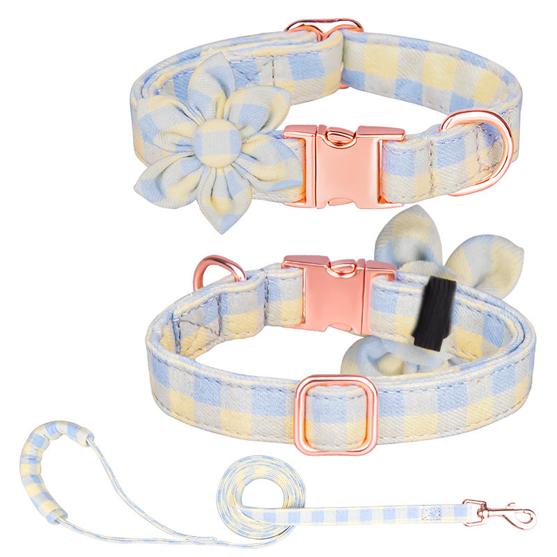 Custom Pet Collar And Leash Set