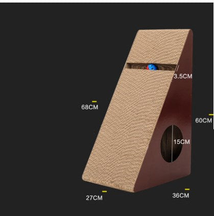 Grinding claws corrugated paper cat climbing board vertical cat scratch board