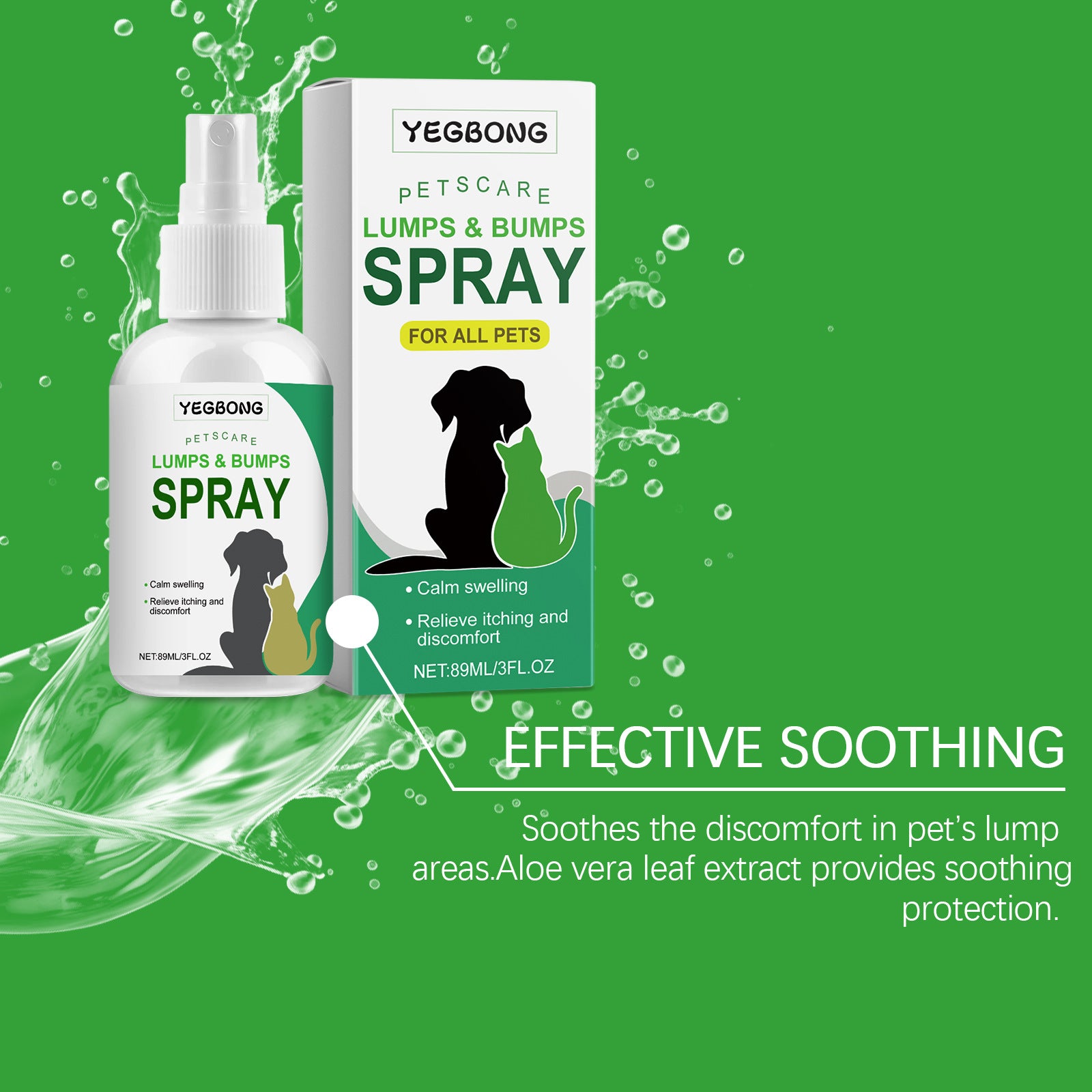 Cat And Dog Relieve Skin Discomfort Care Pet Care Spray