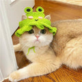 Pet Hood Cat Dog Knitted Hat Prop Headdress