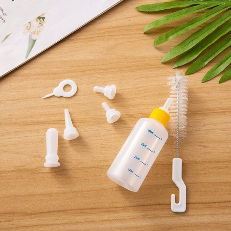Pet Multi-Pacifier Soft Spout With Bottle Brush 3-Piece Set