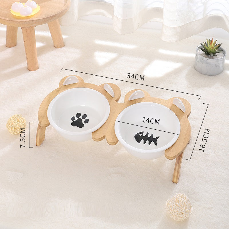 Cervical Spine Tilt Ceramic Cat Basin