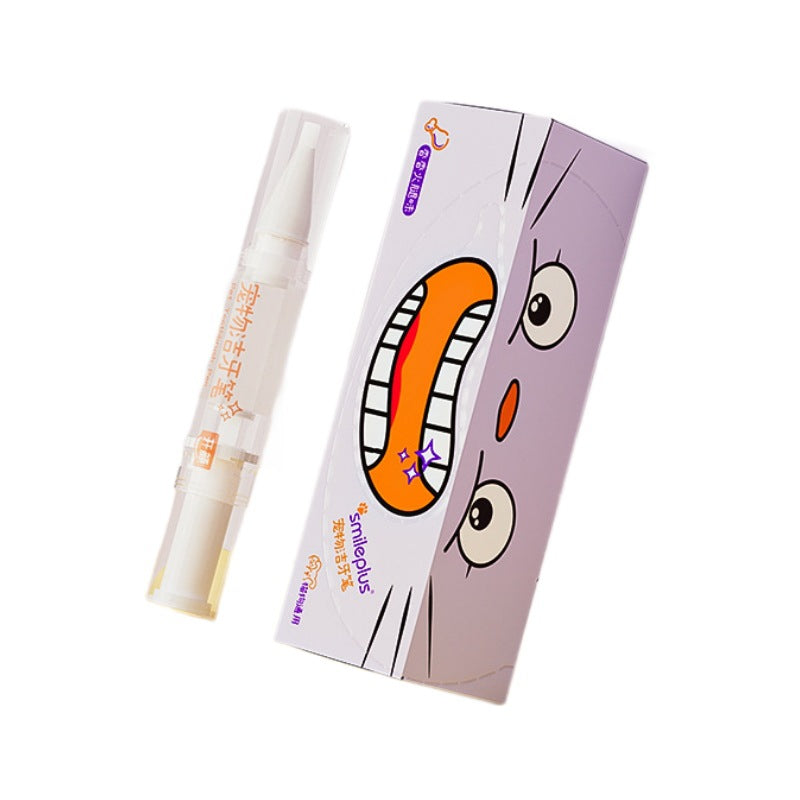 Dog Teeth Whitening Pen Cat Cleaning Tartar Pet Toothbrush Pen
