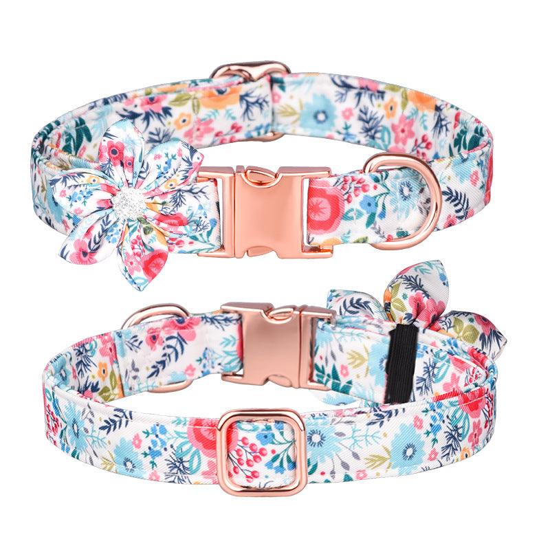 Custom Pet Collar And Leash Set