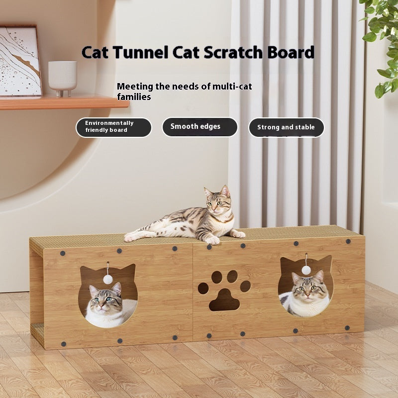Tunnel Wear-resistant Corrugated Vertical Toy