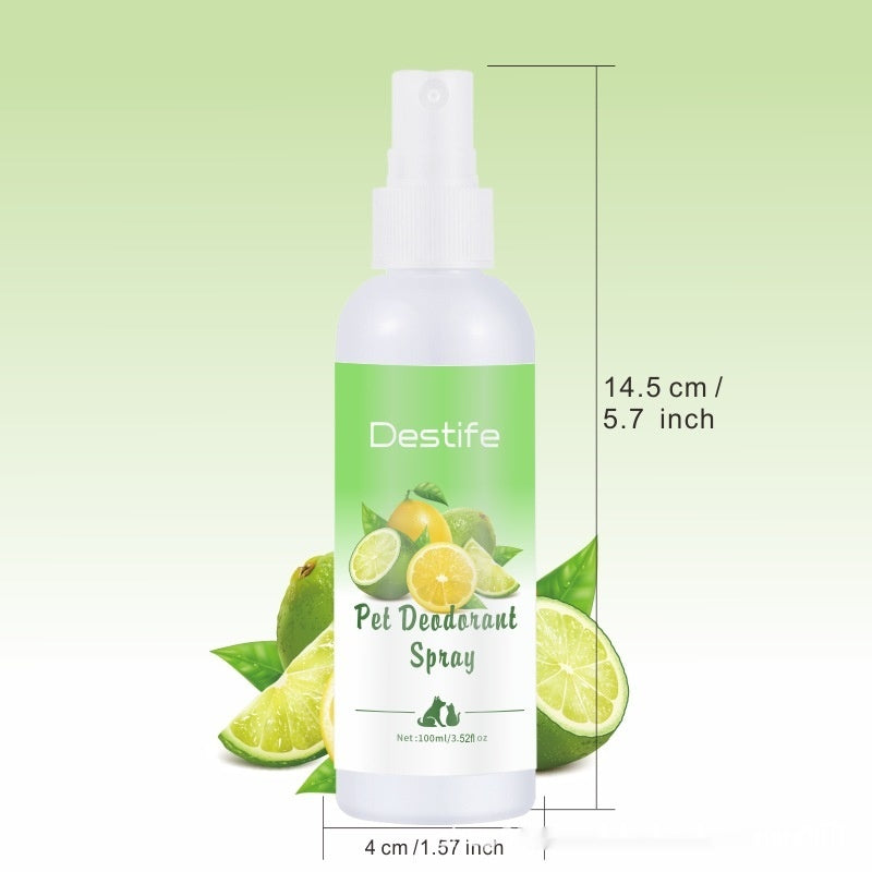Pet Cat And Dog Beauty Cleaning Deodorant Aromatherapy Spray