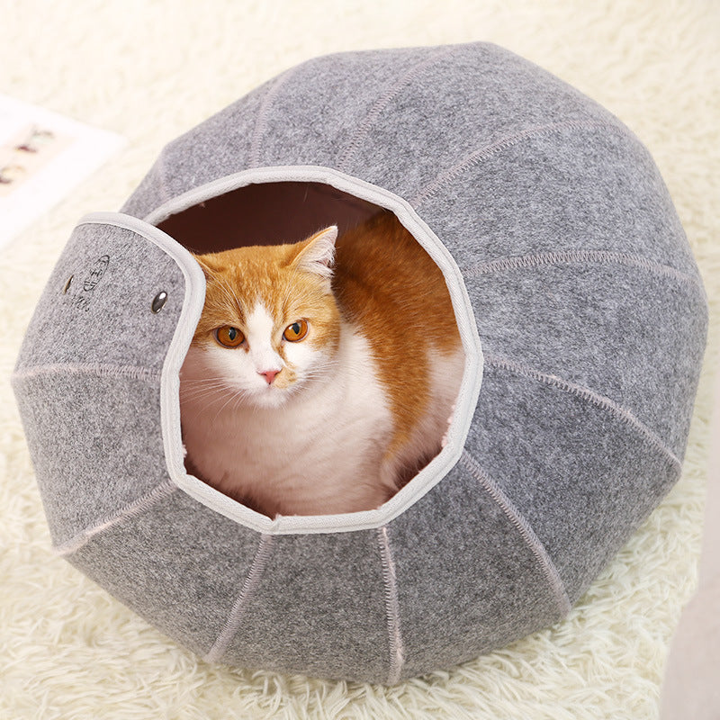 Plush Cat Tunnel Toy