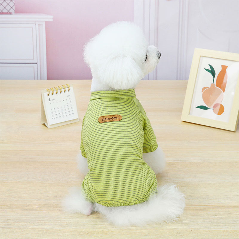 Thin VIP Bichon Small Dog Cat Homewear Pajamas