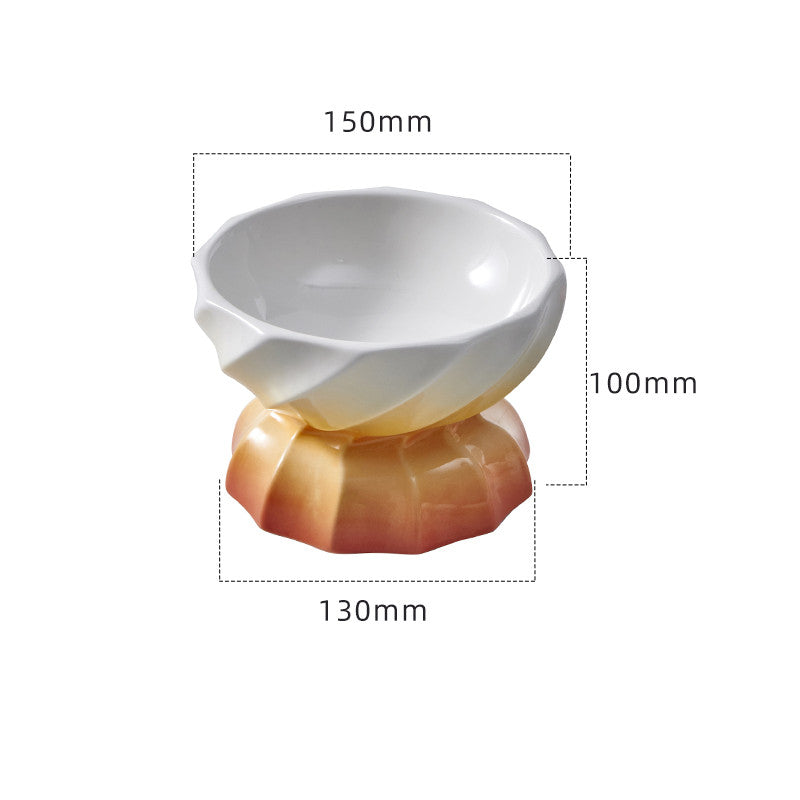 Cat bowl ceramic non-slip food bowl rice bowl