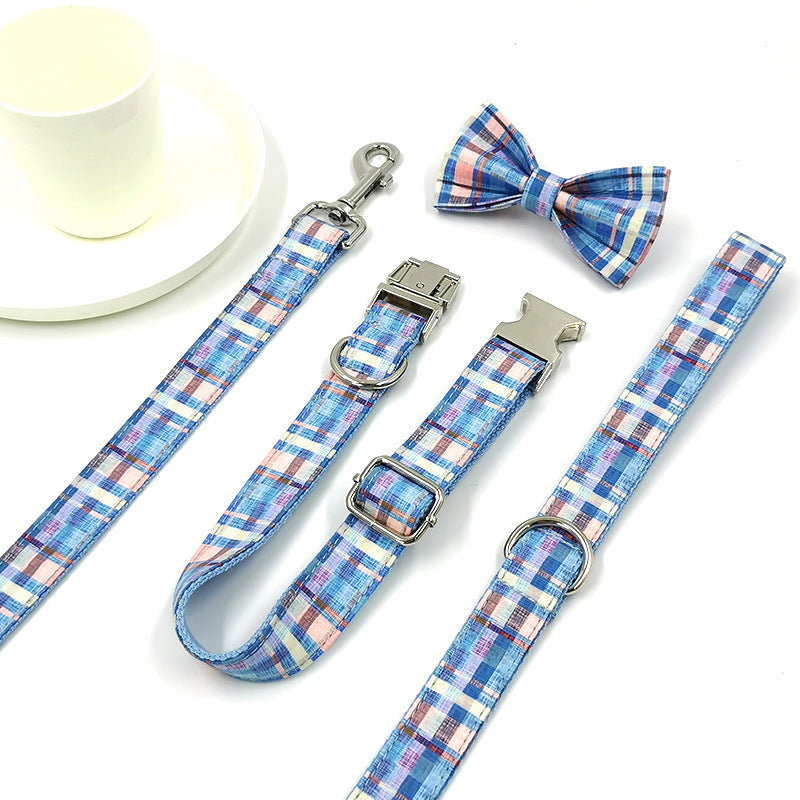 Custom Lettering Dog Collar Print Personality Suit