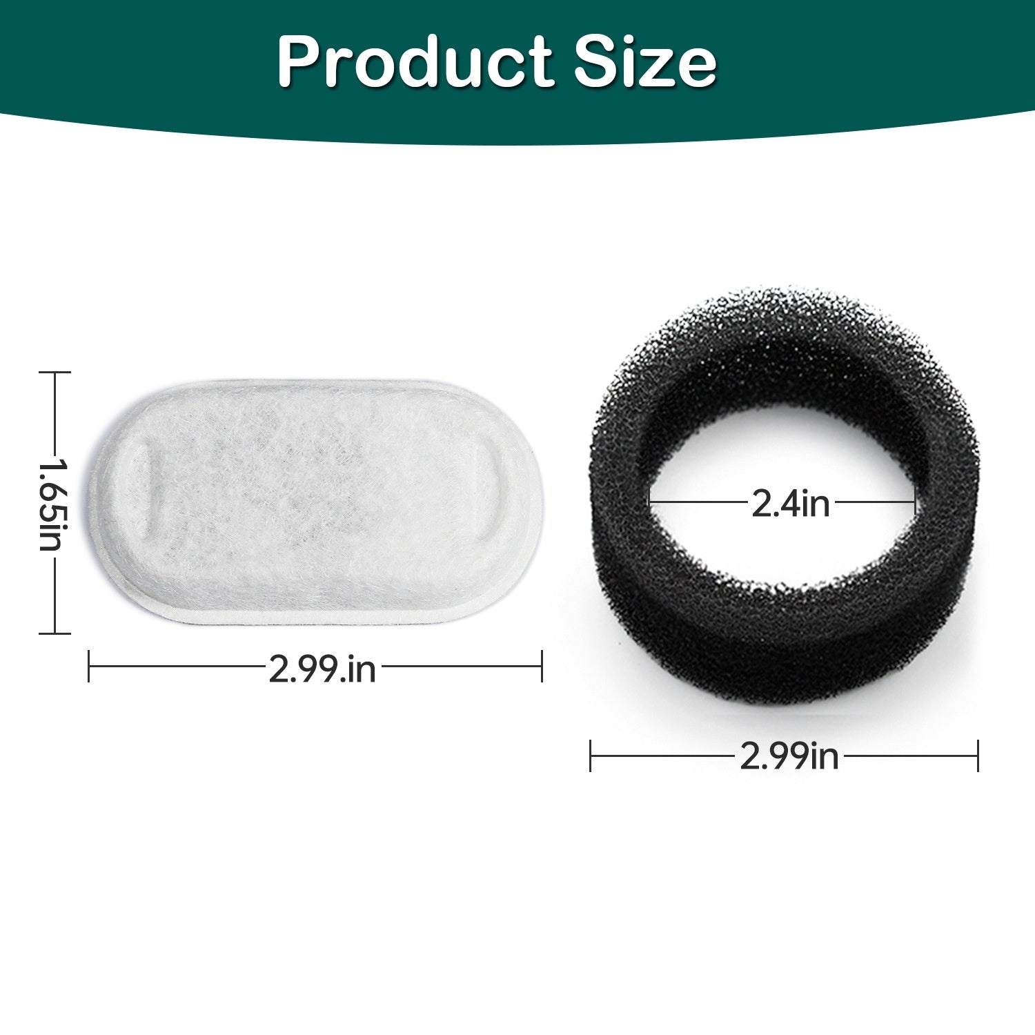 Non-woven Fabric Pet Water Dispenser Filter Element Stainless Steel