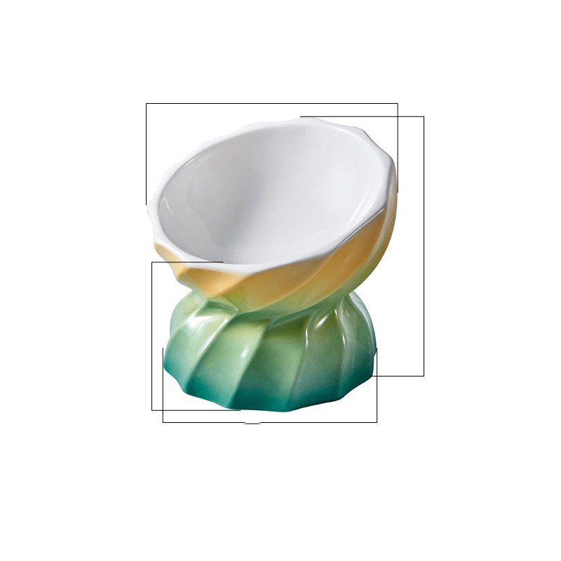 Cat bowl ceramic non-slip food bowl rice bowl