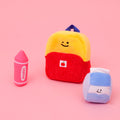 Three-piece Toy For Dog School Bag