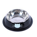 Color stainless steel pet cat bowl