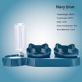 Plastic Double Bowl Anti Roll Pet Products For Cats