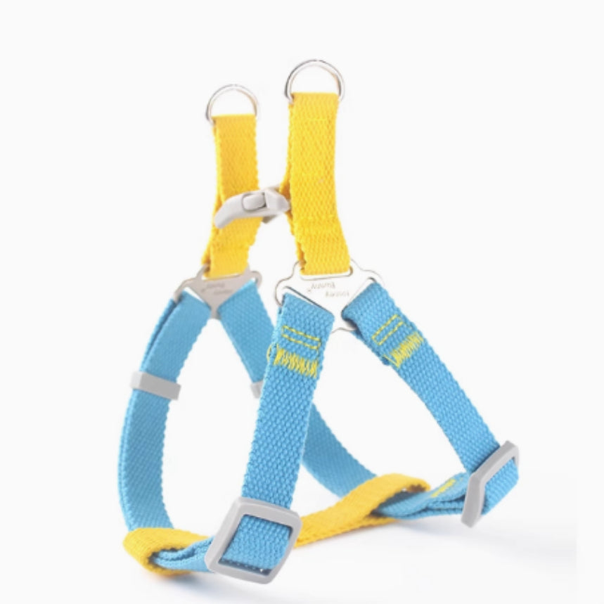 Contrast Color Vest-style Pet's Chest-back Traction Dog Leash