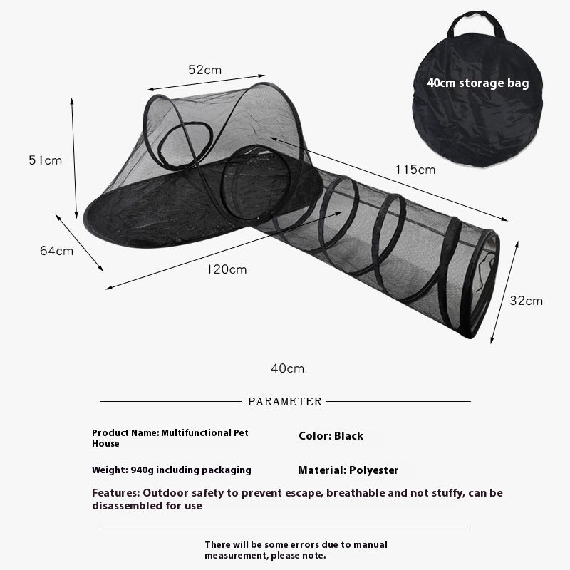 Cat Tunnel Outdoor Foldable Pet