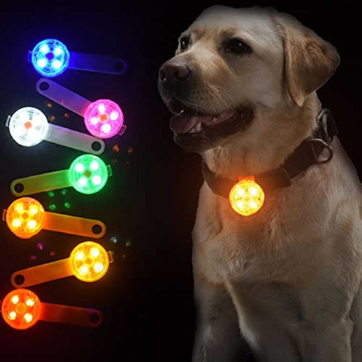 Pet Glow Pendant Light Pendant Pet Hanging Adorn Dog Safety Pendant Outdoor Dog Luminous Pendant Dog Leash Lights For Night Walking Luminous Dog Pendant Dog Neck Decor