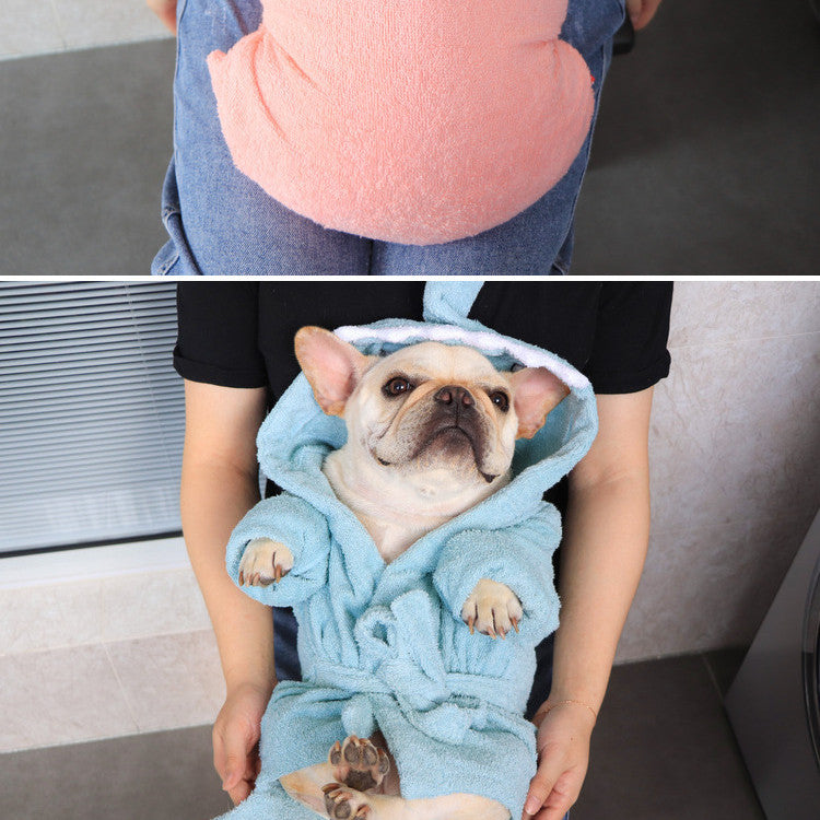 Bathing Supplies Quick Drying Absorbent Towel Pet Bathrobe
