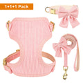 Collar Harness Traction Bow Pet Vest