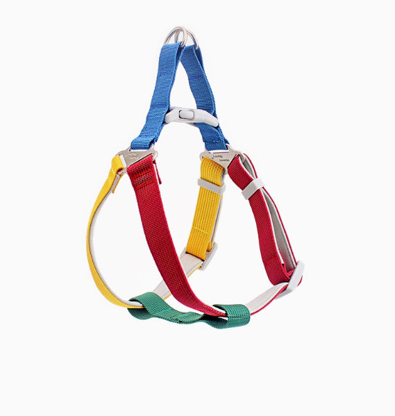 Colorful Outdoor Chest And Back Hand Holding Rope Outing Dog Leash Pet Supplies