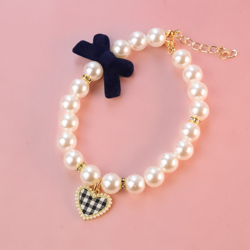 Pet Fashion Personality Retro Advanced Texture Bow