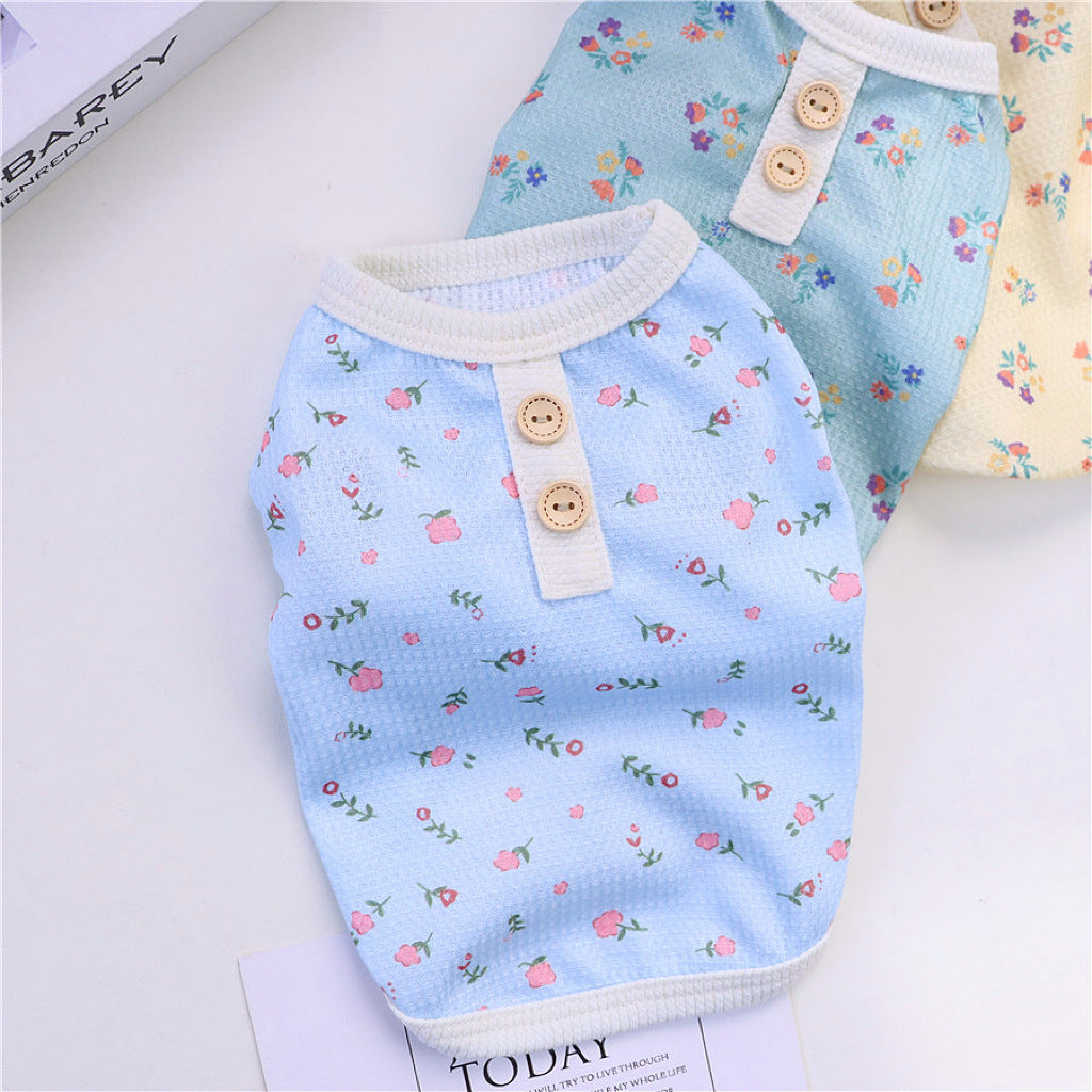 Pet Dog Summer Four-legged Homewear Pajamas