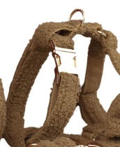 Brown Pet Supplies Hand Holding Rope Pet Necklet Set