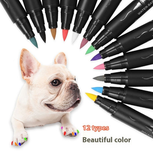 Beauty Paint Pen Graffiti Hook Line Three-in-one Soft Head Nail Brush