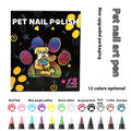 Beauty Paint Pen Graffiti Hook Line Three-in-one Soft Head Nail Brush