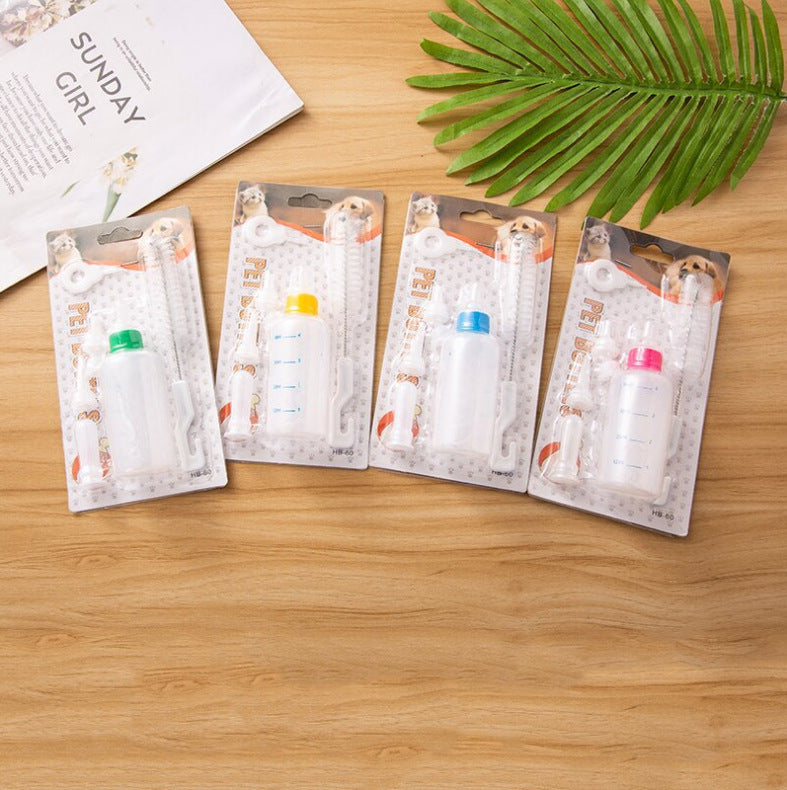 Pet Multi-Pacifier Soft Spout With Bottle Brush 3-Piece Set
