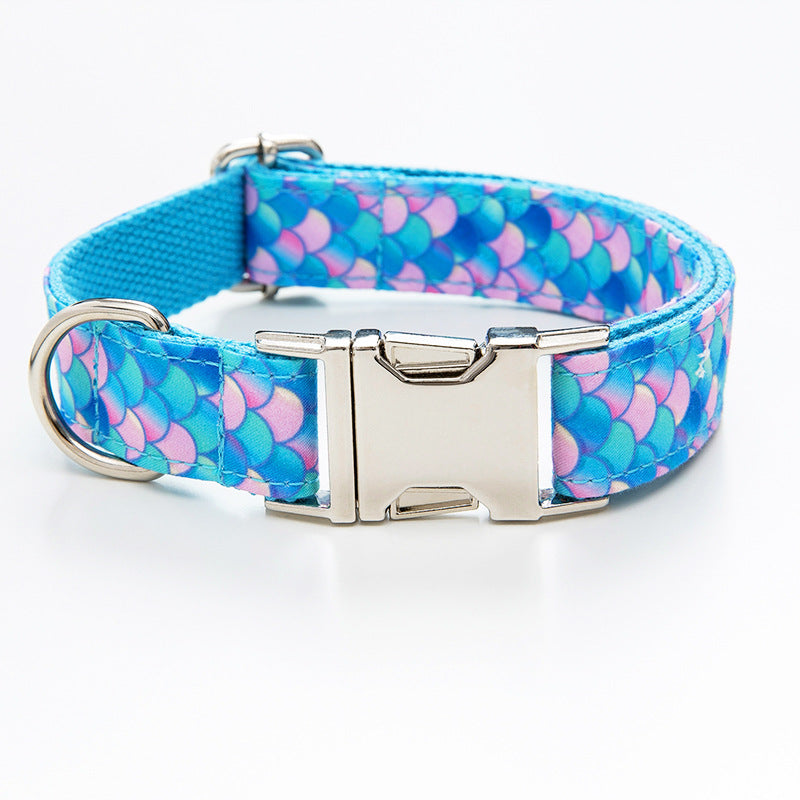 Custom Lettering Dog Collar Print Personality Suit