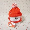 Red Festive Sweater Hat Christmas New Year Series