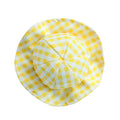 Pet Cute Fashion Plaid Sun Hat